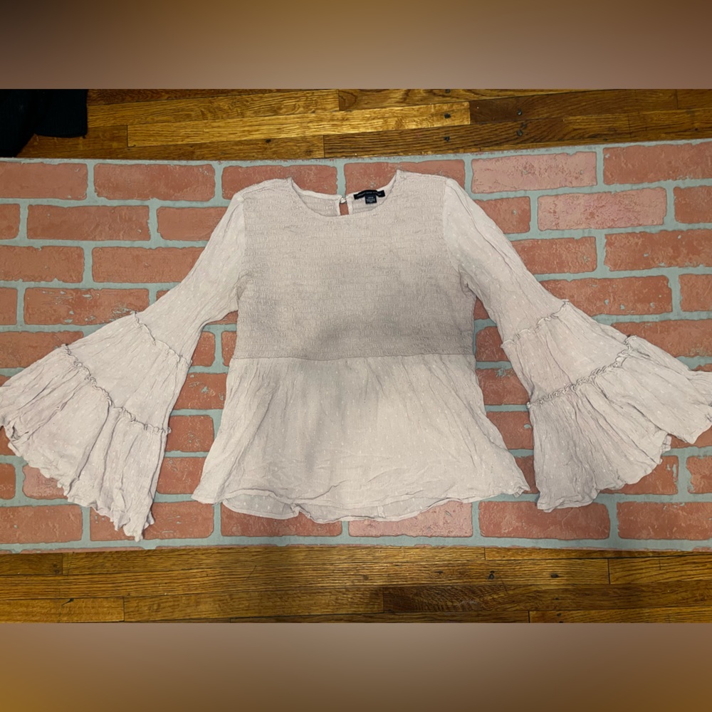 Light purple long sleeve top